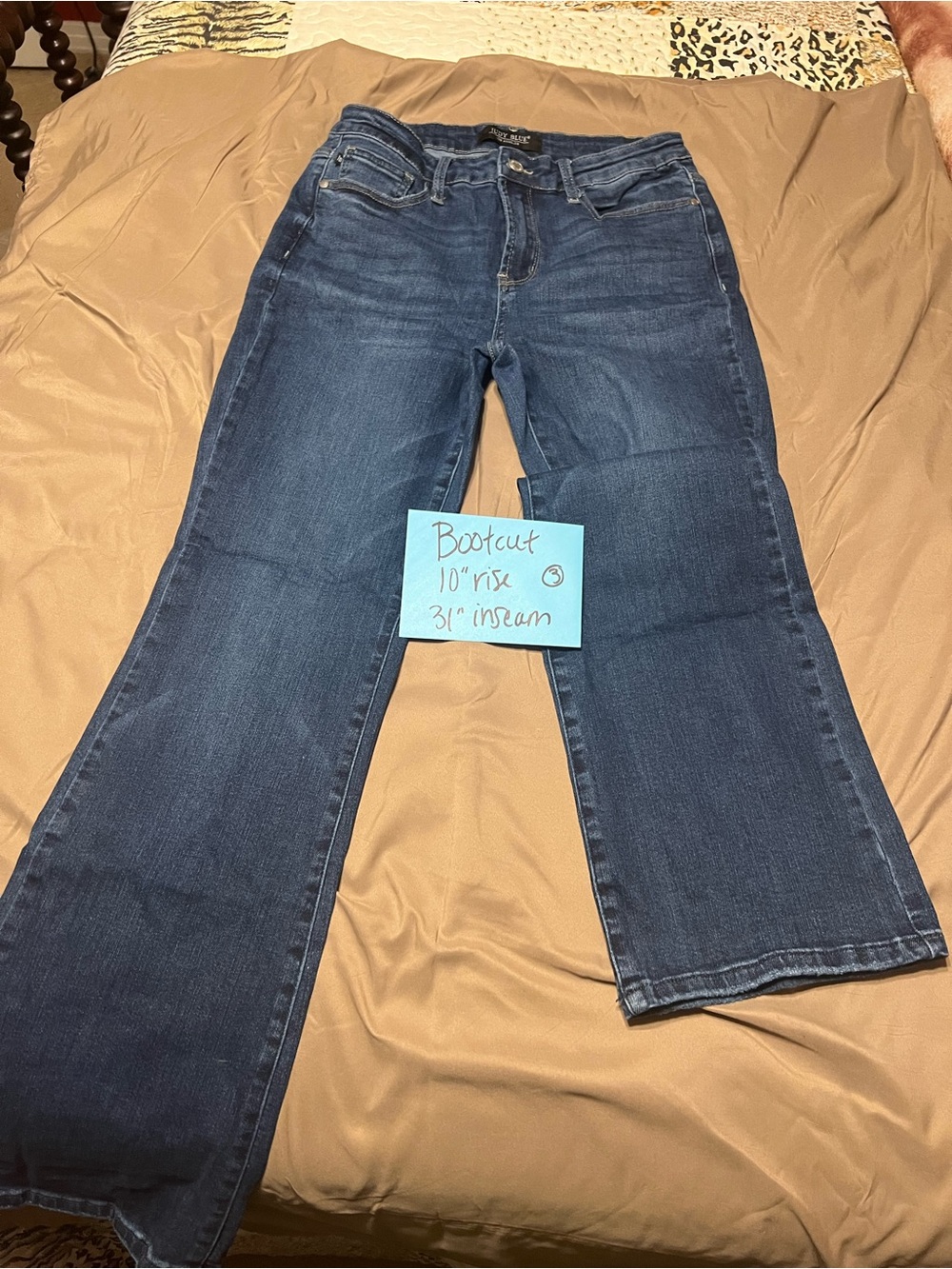 Judy Blue  Bootcut Jeans Size 9/29 - JB88327 no distressing